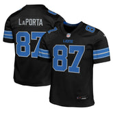 Sam LaPorta Detroit Lions Youth Game Jersey - Black - Nike
