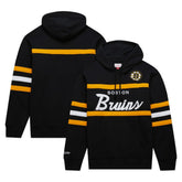 Boston Bruins Mitchell & Ness Head Coach Pullover Hoodie - Black | NHL online