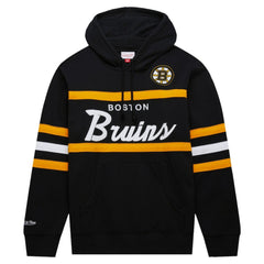 Boston Bruins Mitchell & Ness Head Coach Pullover Hoodie - Black | NHL online