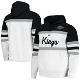 Los Angeles Kings Mitchell & Ness Head Coach Pullover Hoodie - White/Black | NHL on sale