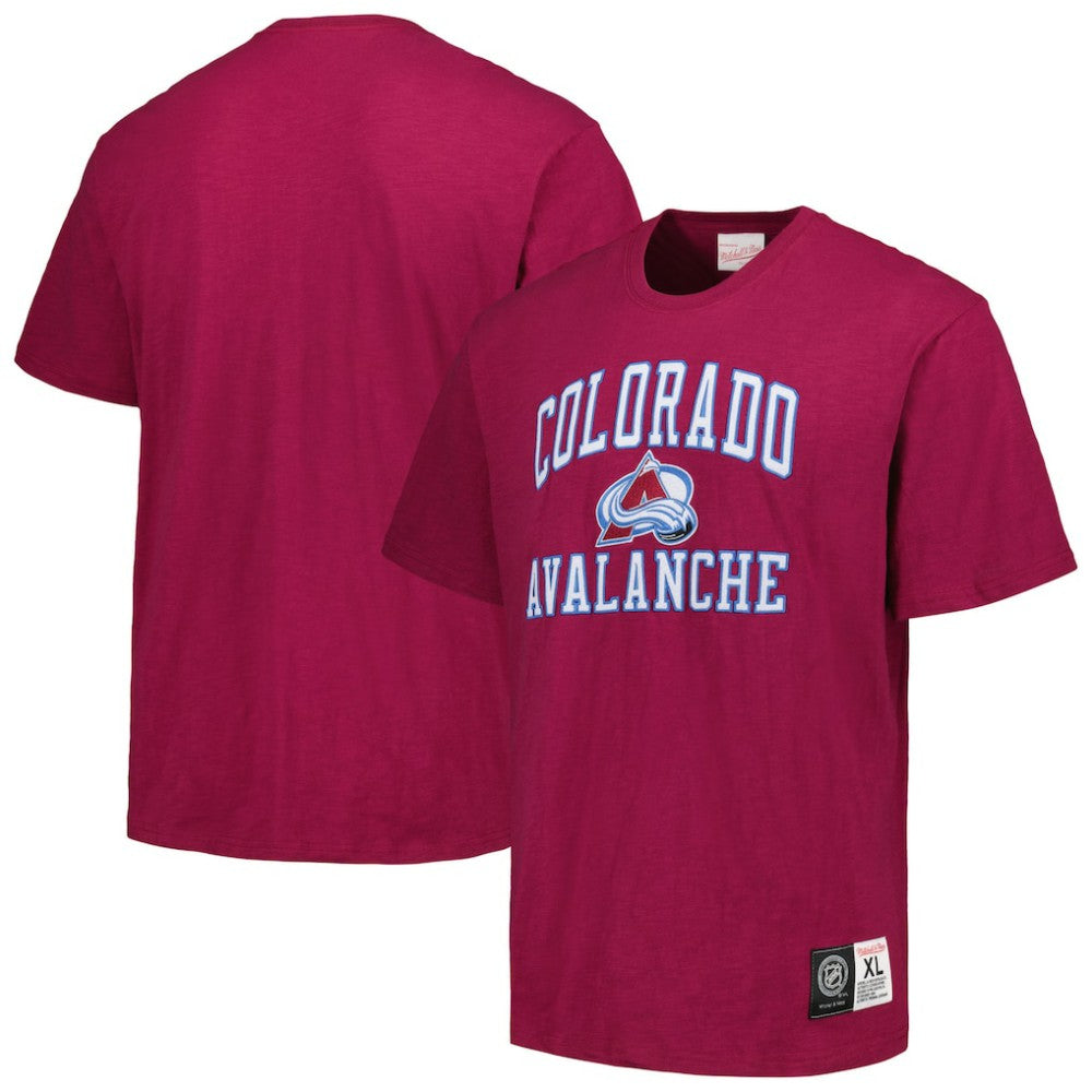 Colorado Avalanche Mitchell & Ness Legendary Slub T-Shirt - Burgundy | NHL near me