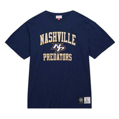 Nashville Predators Mitchell & Ness Legendary Slub T-Shirt - Navy | NHL Clearance