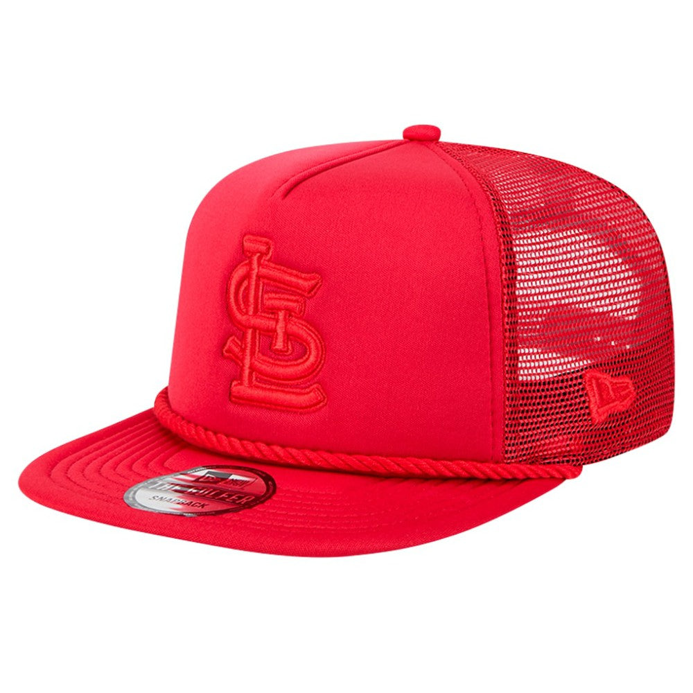 St. Louis Cardinals New Era Tone Foam Meshback Golfer Snapback Hat Outlet