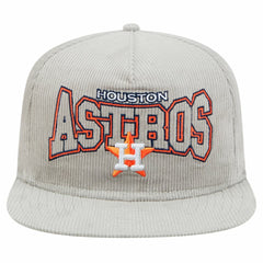 New Era Houston Astros Gray Corduroy Golfer Snapback Hat Near Me