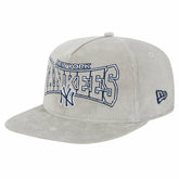 New Era New York Yankees Gray Corduroy Golfer Snapback Hat for sale