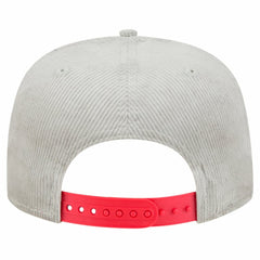 New Era Texas Rangers Gray Corduroy Golfer Snapback Hat Outlet
