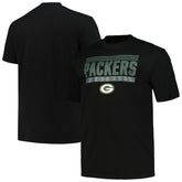 Green Bay Packers Big & Tall Pop T-Shirt - Black - Fanatics