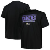 Baltimore Ravens Big & Tall Pop T-Shirt - Black - Fanatics