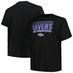 Baltimore Ravens Big & Tall Pop T-Shirt - Black - Fanatics