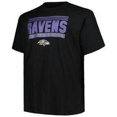 Baltimore Ravens Big & Tall Pop T-Shirt - Black - Fanatics