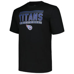Tennessee Titans Big & Tall Pop T-Shirt - Black - Fanatics