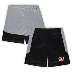 Cincinnati Bengals Big & Tall Team Logo Shorts - Black - Fanatics