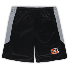 Cincinnati Bengals Big & Tall Team Logo Shorts - Black - Fanatics