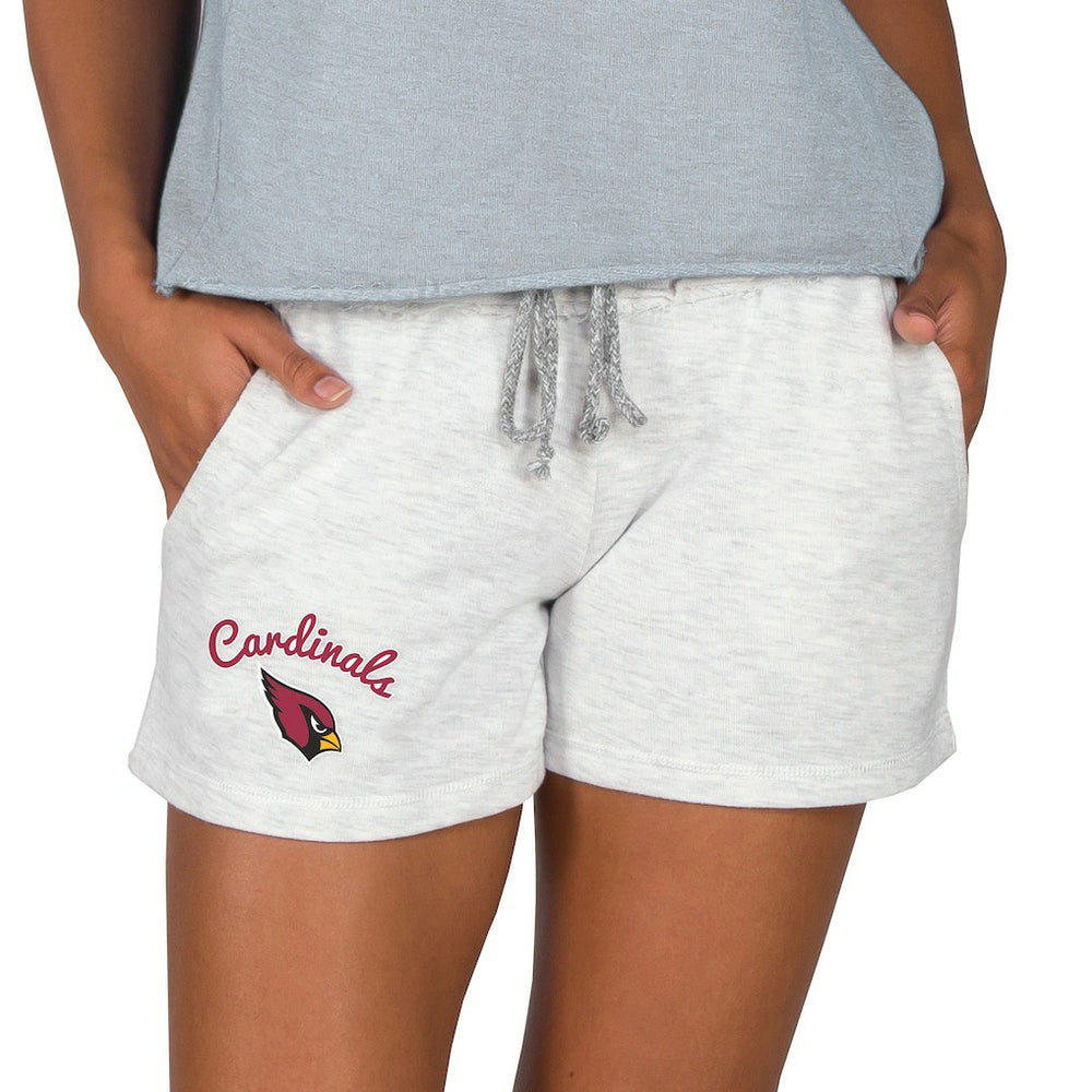 Arizona Cardinals Concepts Sport Women's Mainstream Terry Lounge Shorts - Oatmeal - NFL