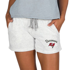 Tampa Bay Buccaneers Concepts Sport Women's Mainstream Terry Lounge Shorts - Oatmeal - NFL