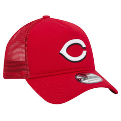 Cincinnati Reds New Era 9FORTY A-Frame Trucker Adjustable Hat Online