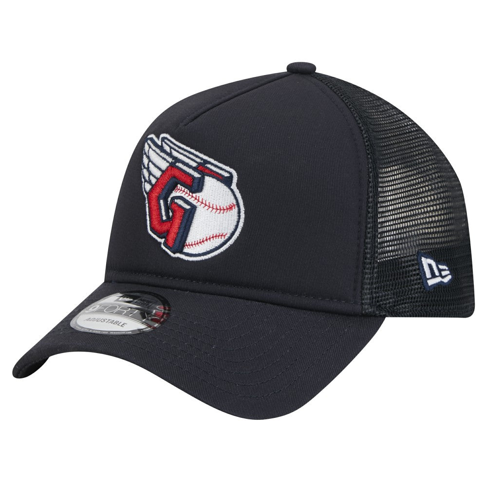 Cleveland Guardians New Era 9FORTY A-Frame Trucker Adjustable Hat Sale