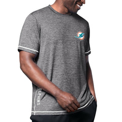 Miami Dolphins MSX by Michael Strahan Motion Space-Dye T-Shirt - Black - NFL