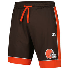 Cleveland Browns Starter Fan Favorite Fashion Shorts - Brown/Orange - NFL