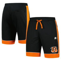 Cincinnati Bengals Starter Fan Favorite Fashion Shorts - Black/Orange - NFL