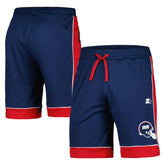 New York Giants Starter Vintage Fan Favorite Shorts - Royal/Red - NFL