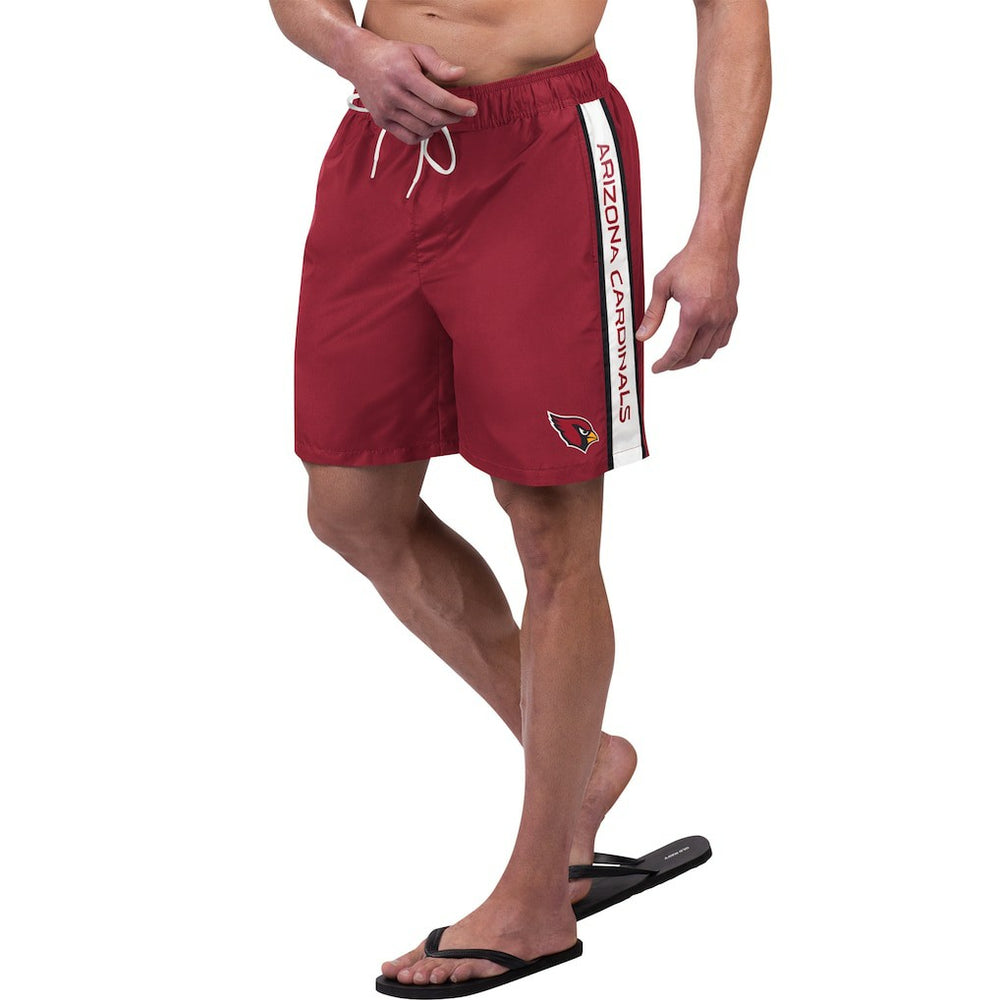 Arizona Cardinals G-III Sports by Carl Banks Streamline Volley Swim Shorts - Cardinal - NFL