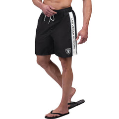 Las Vegas Raiders G-III Sports by Carl Banks Streamline Volley Swim Shorts - Black - NFL