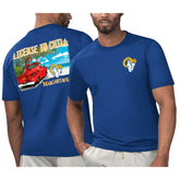 Los Angeles Rams Margaritaville Licensed to Chill T-Shirt - Royal - NFL