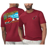 Arizona Cardinals Margaritaville Licensed to Chill T-Shirt - Cardinal - NFL