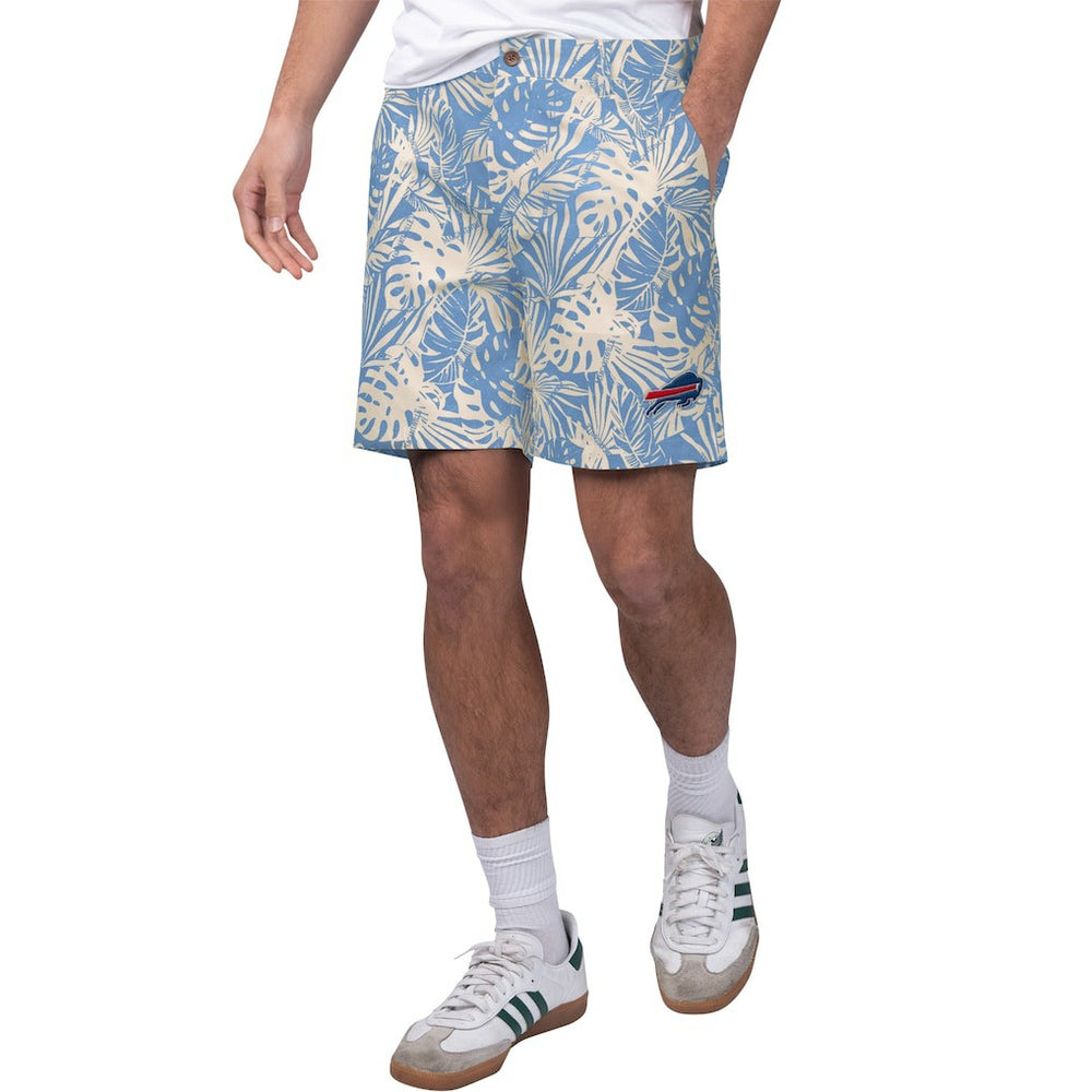 Buffalo Bills Margaritaville Sandwashed Monstera Print Amphib Shorts - Royal - NFL