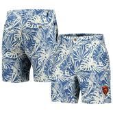 Chicago Bears Margaritaville Sandwashed Monstera Print Amphib Shorts - Navy - NFL