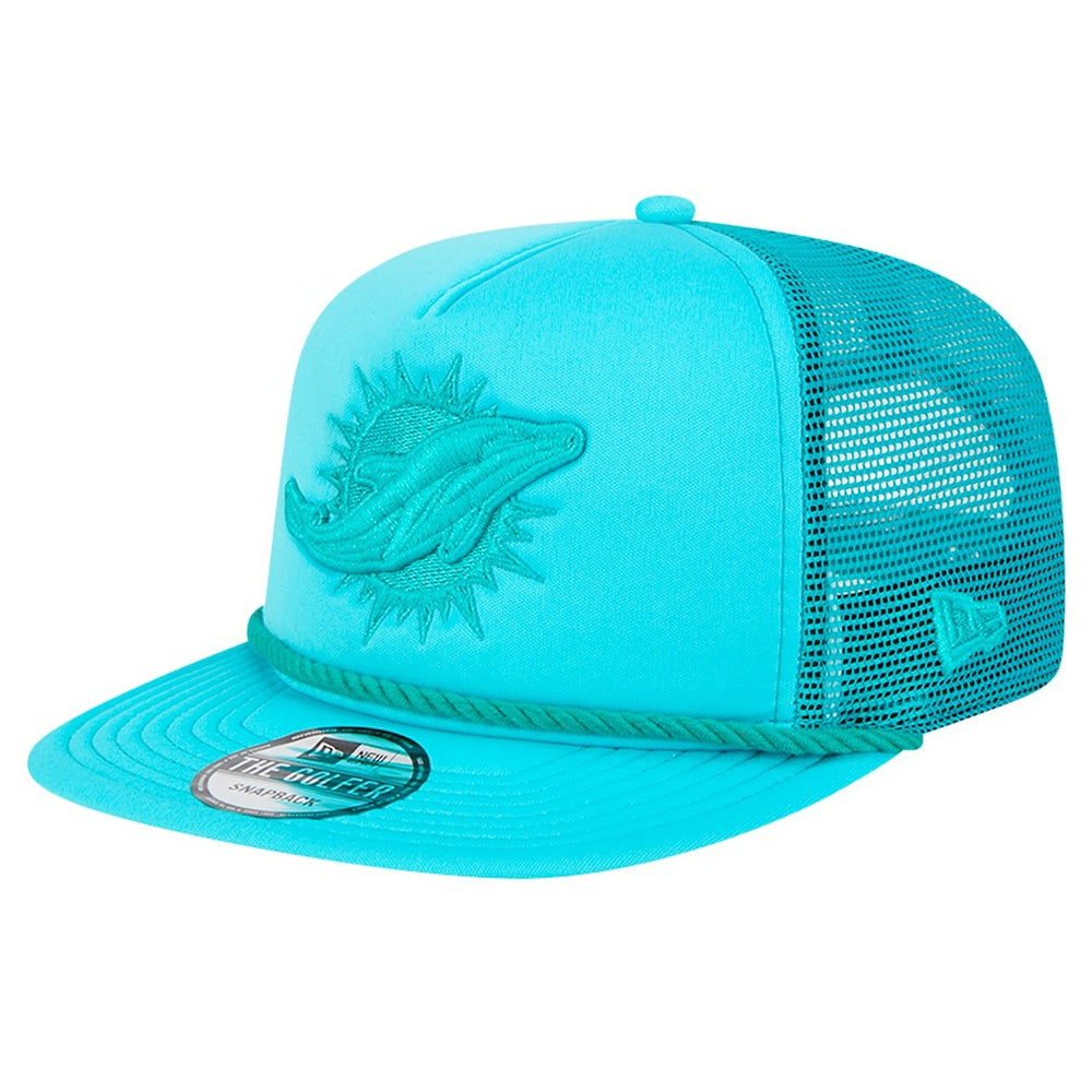 New Era Miami Dolphins Aqua Active Tone Golfer Snapback Hat - NFL