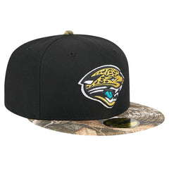 New Era Jacksonville Jaguars Black Active Two-Tone Camo 59FIFTY Fitted Hat - NFL