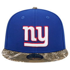 New Era New York Giants Royal Active Two-Tone Camo 59FIFTY Fitted Hat - NFL