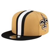 New Orleans Saints New Era Helmet 9FIFTY Snapback Hat - Gold - NFL
