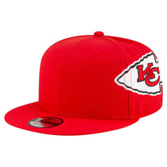 Kansas City Chiefs New Era Helmet 9FIFTY Snapback Hat - Red - NFL