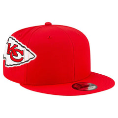Kansas City Chiefs New Era Helmet 9FIFTY Snapback Hat - Red - NFL