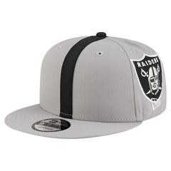 Las Vegas Raiders New Era Helmet 9FIFTY Snapback Hat - Gray - NFL