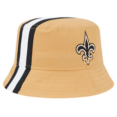 New Orleans Saints New Era Helmet Bucket Hat - Gold - NFL