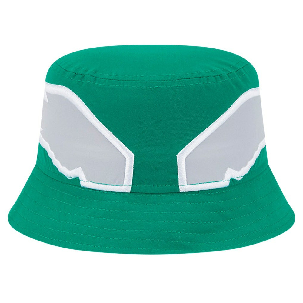 Philadelphia Eagles New Era Helmet Bucket Hat - Kelly Green - NFL