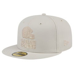 Cleveland Browns New Era Color Pack 59FIFTY Fitted Hat - Stone - NFL