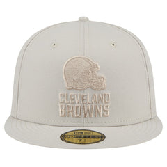Cleveland Browns New Era Color Pack 59FIFTY Fitted Hat - Stone - NFL
