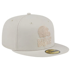 Cleveland Browns New Era Color Pack 59FIFTY Fitted Hat - Stone - NFL
