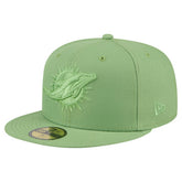 Miami Dolphins New Era Color Pack 59FIFTY Fitted Hat - Green - NFL