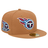 Tennessee Titans New Era Color Pack 59FIFTY Fitted Hat with Side Patch - Tan - NFL