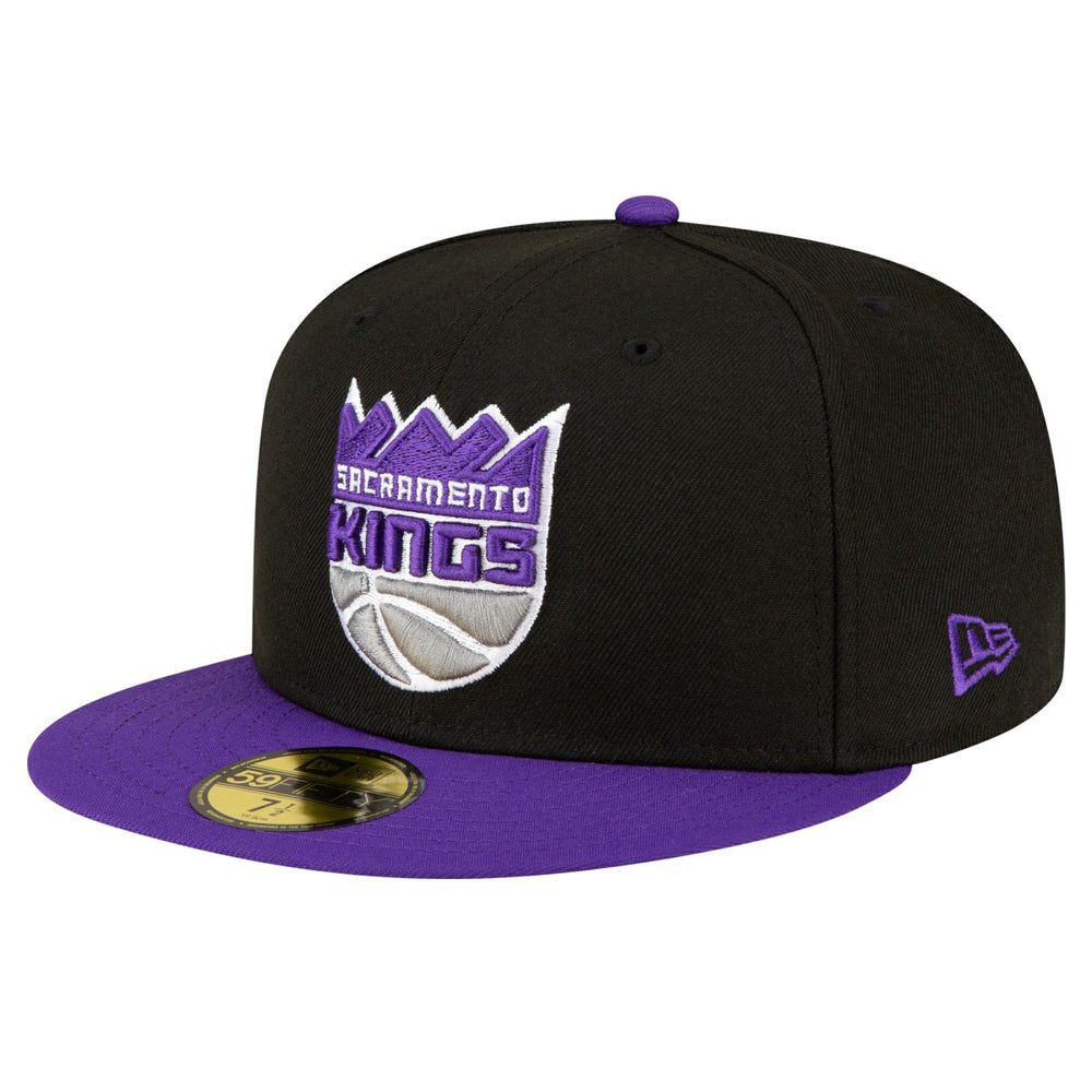 New Era Sacramento Kings 2-Tone 59FIFTY Fitted Hat Black/Purple