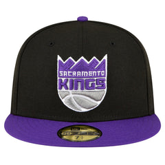 New Era Sacramento Kings 2-Tone 59FIFTY Fitted Hat Black/Purple
