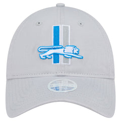 Detroit Lions New Era Women's Throwback Main Core Classic 2.0 9TWENTY Adjustable Hat - Silver - NFL