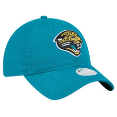 Jacksonville Jaguars New Era Women's Throwback Main Core Classic 2.0 9TWENTY Adjustable Hat - Teal - NFL