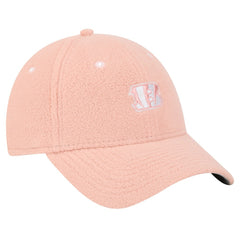Cincinnati Bengals New Era Women's Cozy Sherpa 9FORTY Adjustable Hat - Light Pink - NFL